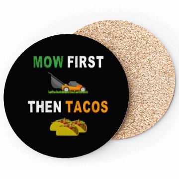 Discover Lawn Mowing Taco Mower Grass Cutting Coasters