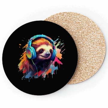 Discover Sloth DJ Coasters