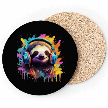 Discover Sloth DJ Coasters
