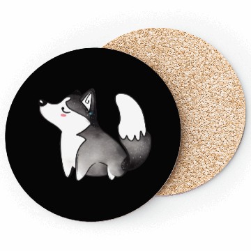 Discover Stubborn Husky Coasters