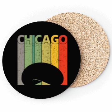Discover Chicago Chicago Bean Cloud Gate Coasters