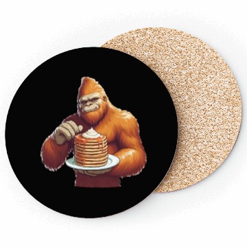 Discover Proud Bigfoot with Pancake Tower Coasters