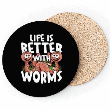 Discover Worm Farming Vermiculture Coasters