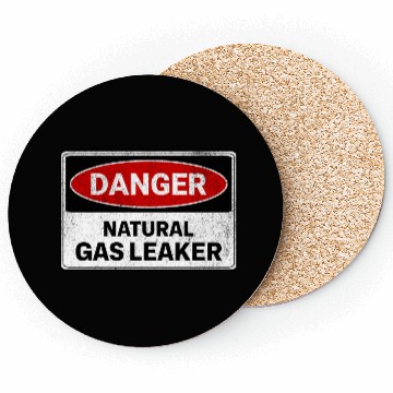 Discover Danger Natural Gas Leaker Coasters