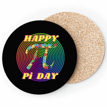 Discover Happy Pi Day Funny Pi Mathematic Math for Teachers Coasters