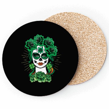 Discover St Patrick's Day Dia De Los Muertos La Calavera Coasters
