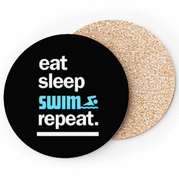 Discover Eat Sleep Swim Repeat Coasters