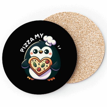 Discover Pizza My Heart - Cheesy Love Coasters