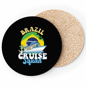 Discover Brazil Cruise Squad Family Vacation Trip Coasters