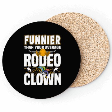 Discover Rodeo Clown | Rodeo Cowboy Western Profession Coasters