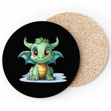 Discover Little Green Dragon Coasters