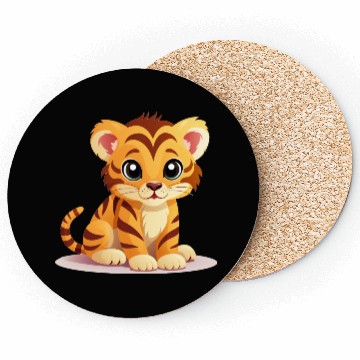 Discover Cute Tiger Cub Coasters