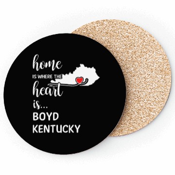 Discover Boyd County Kentucky Is Where My Heart Is Gift Coasters