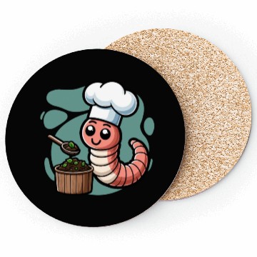 Discover Worm Farming Earthworm Gardener Vermiculture Coasters