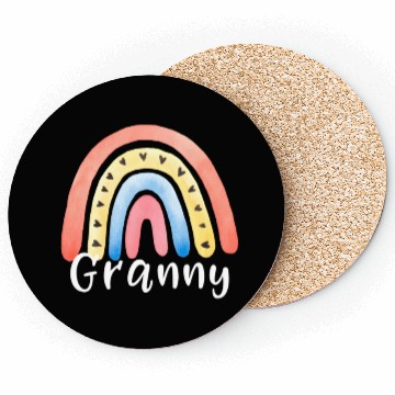 Discover Granny Rainbow Grandma Grand Coasters