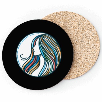 Discover Woman, Spectrum of Serenity Coasters