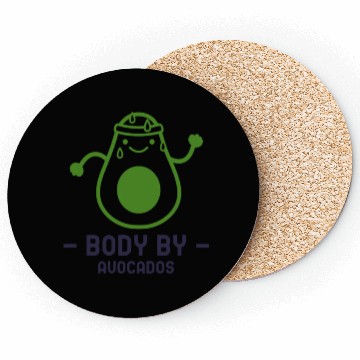 Discover Body by Avocados Avocado Gym Coasters