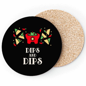 Discover Dips and Dips Avocado Gym Coasters
