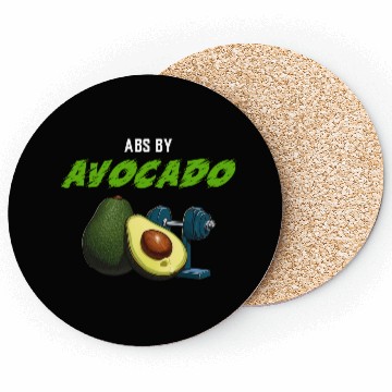 Discover Abs by Avocado Avocado Gym Coasters