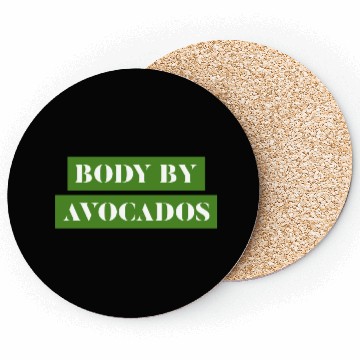 Discover Body by Avocados Avocado Gym Coasters
