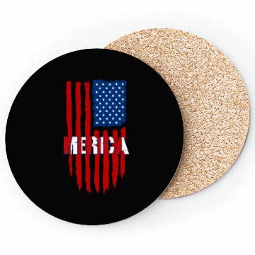 Discover American Flag Merica Coasters