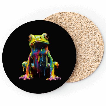 Discover Rainbow Frog Coasters