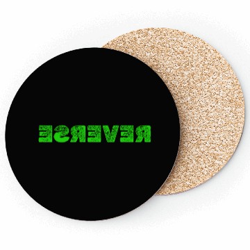 Discover Reverse (green design) Coasters