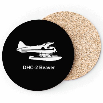 Discover DHC-2 Beaver Aircraft model Coasters