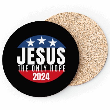 Discover Jesus the Only Hope 2024 Election Coasters