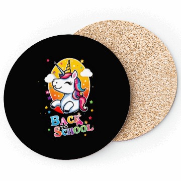 Discover Unicorn Back To School Coasters