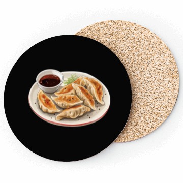 Discover Japanese Pan Fried Dumpling Gyoza Coasters