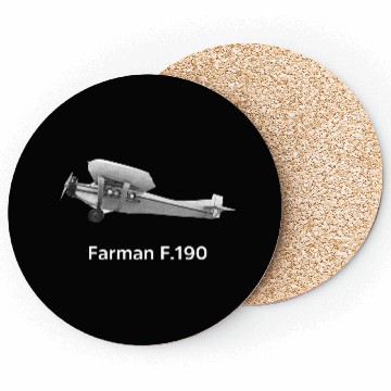 Discover Farman F190 Utility Aircraft Coasters