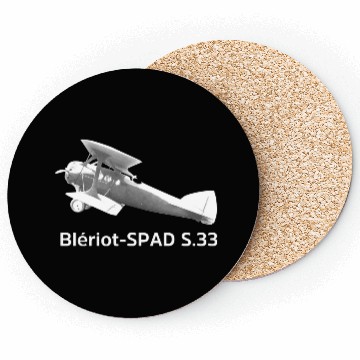Discover Blériot-SPAD S.33 Aircraft model Coasters