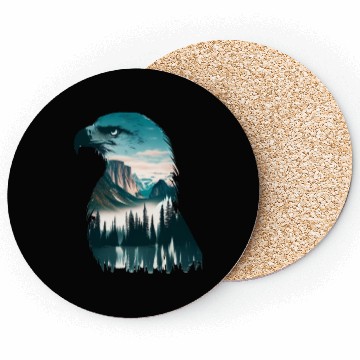 Discover Nature in Eagle Pattern Coasters