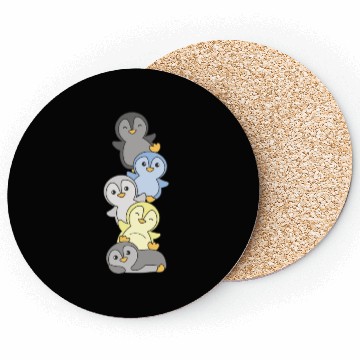 Discover Periboy Flag Pride Lgbtq Cute Penguin Stack Coasters