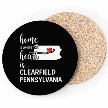 Discover Clearfield County Pennsylvania Is Where My Heart Coasters
