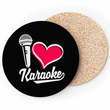 Discover Funny Karaoke Singer Singing Musician Karaoke Gift Coasters