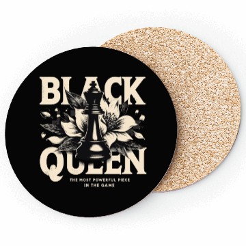 Discover Black Queen The Most Powerful Chess African USA Coasters