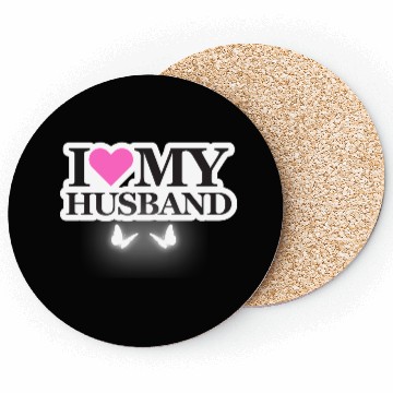 Discover I love my husband Coasters