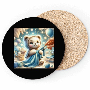 Discover Starry Snuggles Panda Coasters