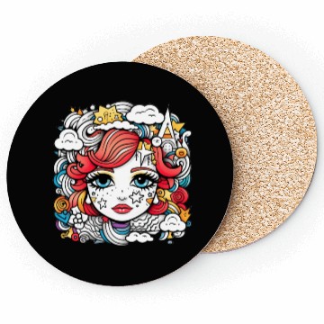 Discover Celestial girl Coasters