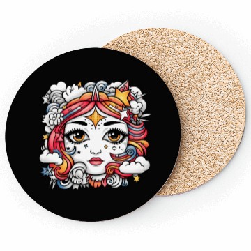 Discover Celestial girl Coasters