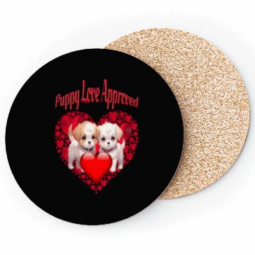 Discover Puppy Love Approved Coasters