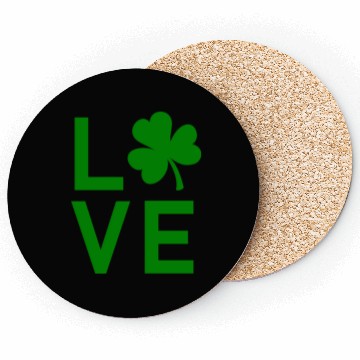 Discover Irish Clover LOVE Coasters