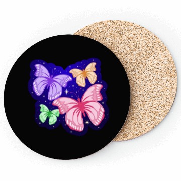 Discover Cute Butterflies Design Coasters