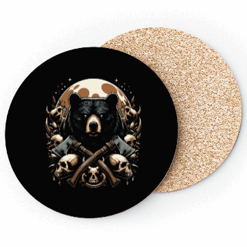 Discover scary bear Coasters