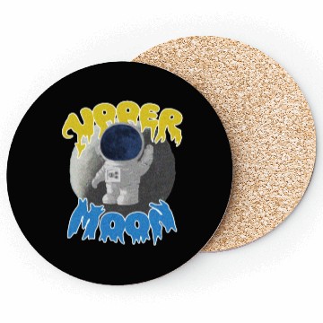 Discover Astronaut upper moon Coasters