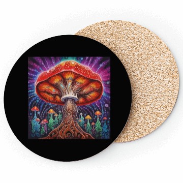 Discover Meditation Chakra Infused Mushroom Coasters