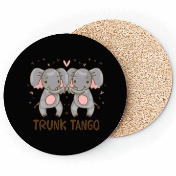 Discover Dancing Elephants: Trunk Tango Coasters