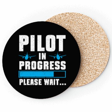 Discover Pilot Quote Flight Lover Aircraft Aviation Coasters